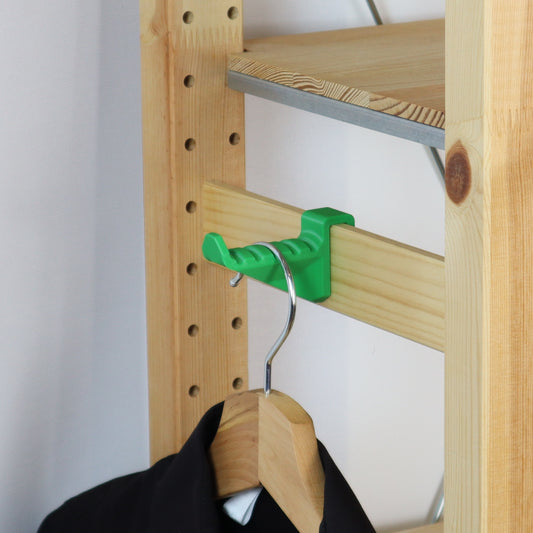 IKEA IVAR Kleiderbügel-Haken – 3D-gedruckter Aufhänger für Querstrebe | Ordnungssystem & Zubehör für IVAR Regal