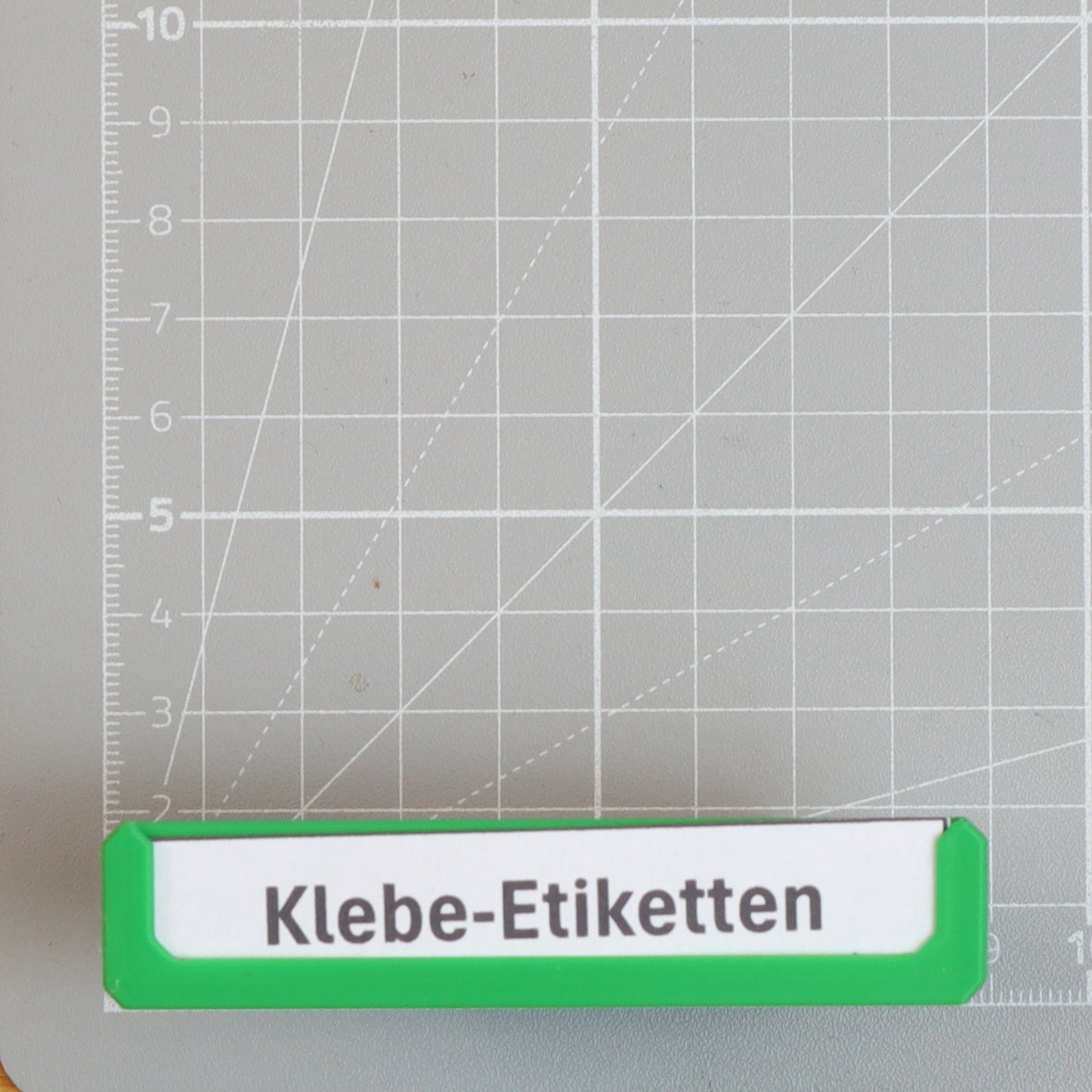 Etikettenhalter zum Kleben für IKEA IVAR Regalboden – 80x16mm Etikett