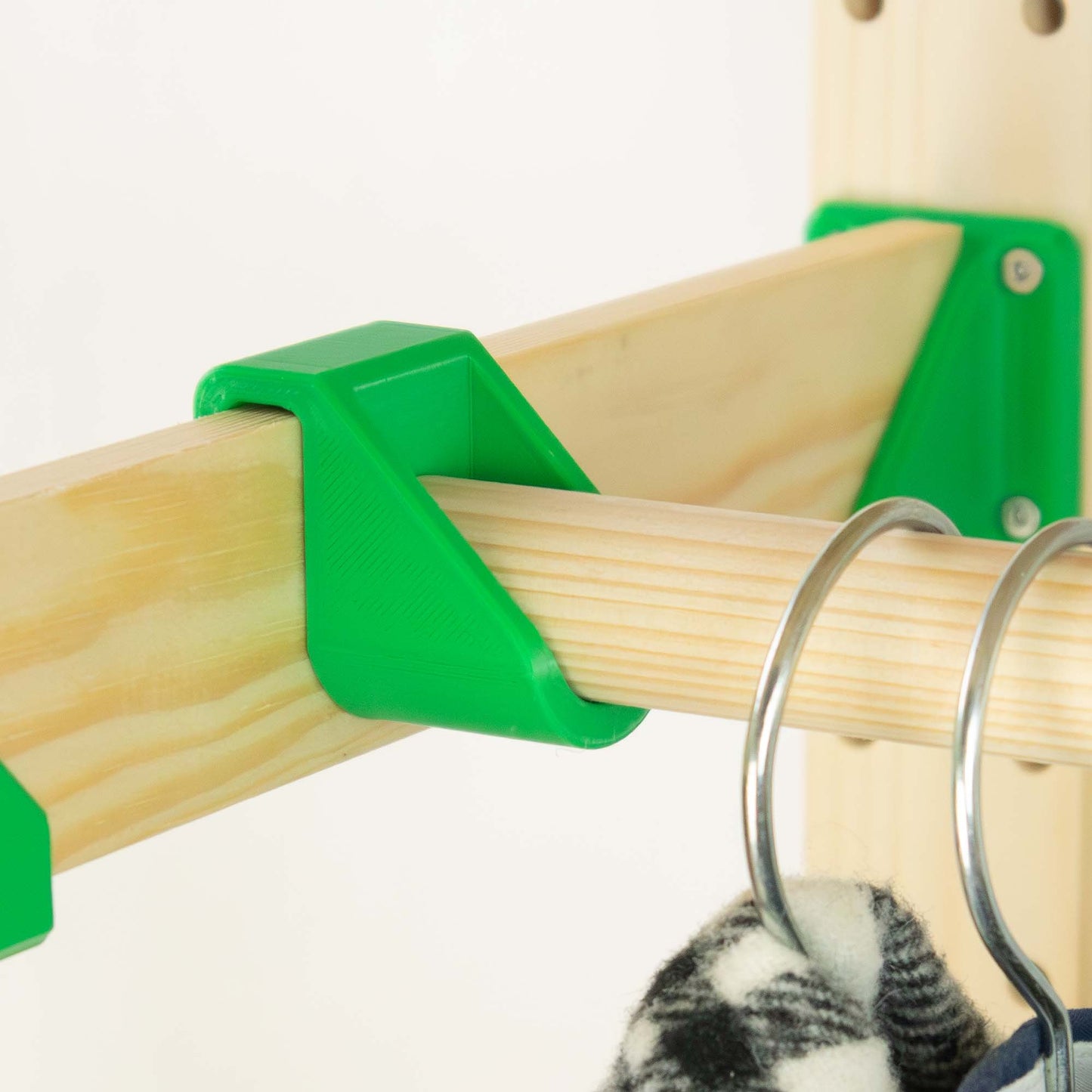 IKEA IVAR Kleiderstange für Querstreben | Aufhängung für Kleidung & Jacken | Zubehör für IVAR Regal