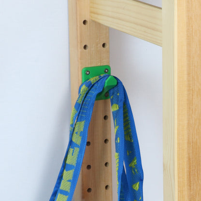 IKEA IVAR Hakenhinten: schmal, lang und stabil | 3D-gedruckter Aufhänger für Regalpfosten | Ordnung & Zubehör für IVAR Regal | Handgefertigt aus PLA