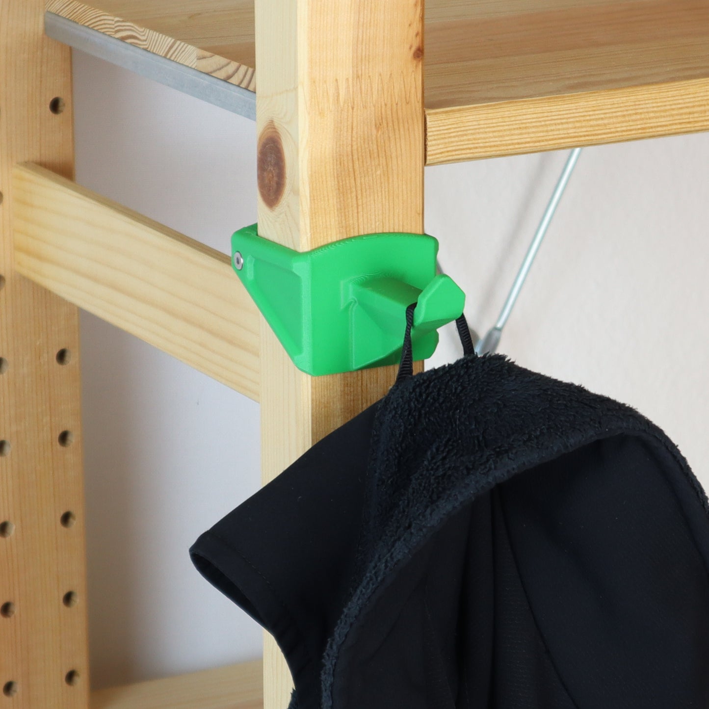 IKEA IVAR Haken – Vorne: schmal, lang und stabil | Zubehör für IVAR Regal | Praktische Halterung für Taschen, Schlüssel & Werkzeug