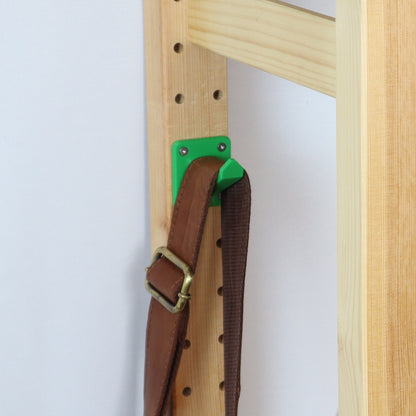 IKEA IVAR Hakenhinten: schmal, lang und stabil | 3D-gedruckter Aufhänger für Regalpfosten | Ordnung & Zubehör für IVAR Regal | Handgefertigt aus PLA