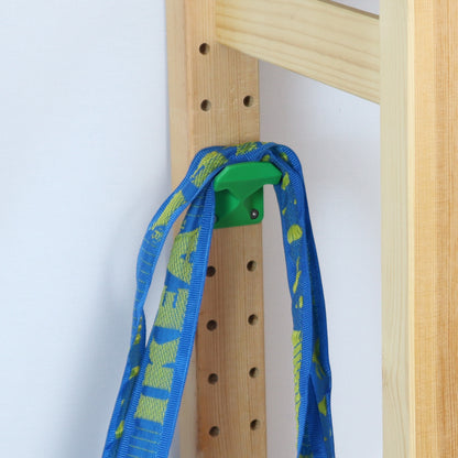 IKEA IVAR Haken – hinten: breit, kurz und stabil | Zubehör für IVAR Regal | Praktische Halterung für Taschen & Gurte