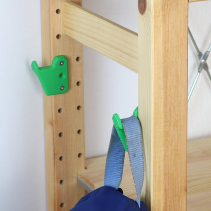 IKEA IVAR Haken für Regal Pfosten seitlich: Schmal, kurz und stabil als rechte und linke Ausführung