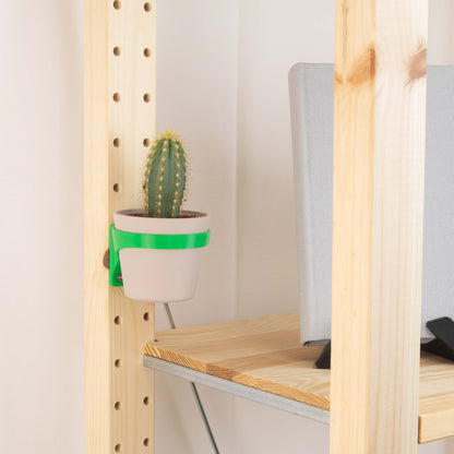 IKEA IVAR Sansevieria und Cactaceae Pflanzenhalter – 3D-gedruckte Halterung für IVAR Regalpfosten | Blumentopf-Halter & Deko-Zubehör