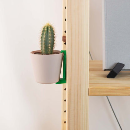 IKEA IVAR Pflanzenhalter seitlich und fliegend, Sansevieria & Cactaceae | Übertopfhalter schwebend montierbar