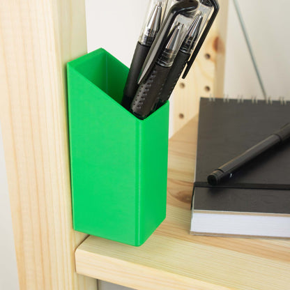 IKEA IVAR Regal Box groß und senkrecht, seitlich an den Regalpfosten | Praktischer Organizer für Stifte, Werkzeug & Zubehör