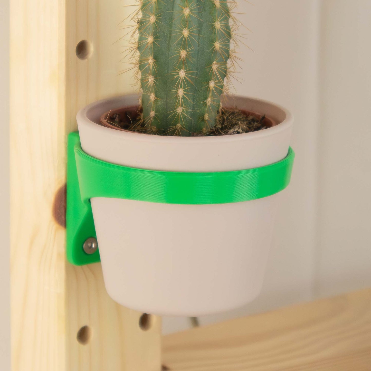 IKEA IVAR Sansevieria und Cactaceae Pflanzenhalter – 3D-gedruckte Halterung für IVAR Regalpfosten | Blumentopf-Halter & Deko-Zubehör