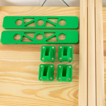 IKEA IVAR Kleiderstange mit Halter für Regal 30cm tief | Halterungen & Holzstangen | Flexible Garderobe bis 3 Stangen