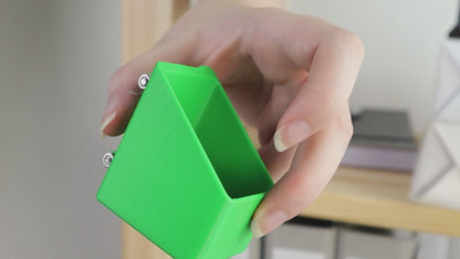 IKEA IVAR Regal Box klein und senkrecht, seitlich an den Regalpfosten | Zubehör für IVAR Regal | Praktische Ablage aus PLA, handgefertigt in Deutschland