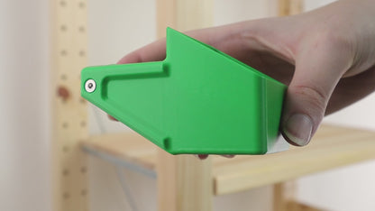 IKEA IVAR Regal Box klein und senkrecht, vorne an den Regalpfosten | Praktischer Organizer für Stifte, Werkzeug & Zubehör