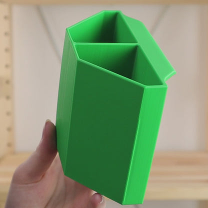 IKEA IVAR Aufbewahrungsbox für Querstrebe, einzeln, einseitig, tief mit Fächern – Aufbewahrung für Marker Kugelschreiber Bürobedarf