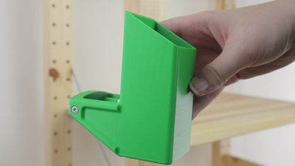 IKEA IVAR Regal Box groß und senkrecht, vorne an den Regalpfosten | Praktischer Organizer für Stifte, Werkzeug & Zubehör