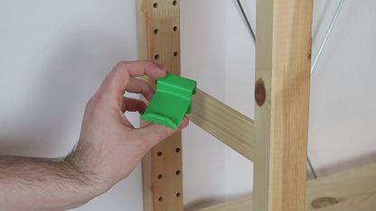 Haken für Ikea Ivar Regal Seitenteil: breit, lang und stabil