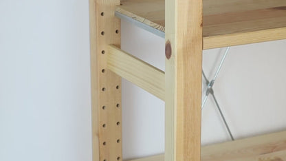 Haken für Ikea Ivar Regal Seitenteil: schmal, lang und stabil