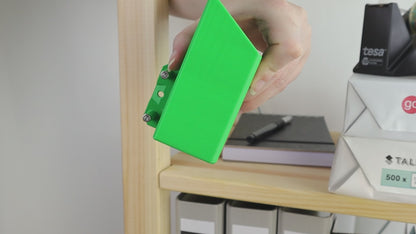 IKEA IVAR Regal Box groß und senkrecht, seitlich an den Regalpfosten | Praktischer Organizer für Stifte, Werkzeug & Zubehör