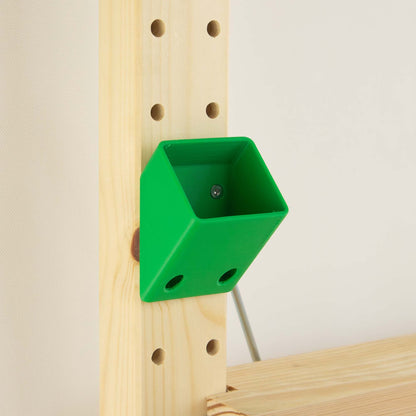 IKEA IVAR Box klein und im Winkel für den hinteren Regalpfosten | Praktischer Organizer für Stifte, Werkzeug & Zubehör