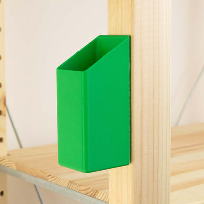 IKEA IVAR Regal Box groß und senkrecht, seitlich an den Regalpfosten | Praktischer Organizer für Stifte, Werkzeug & Zubehör