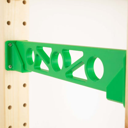 IKEA IVAR Kleiderstange mit Halter für Regal 30cm tief | Halterungen & Holzstangen | Flexible Garderobe bis 3 Stangen