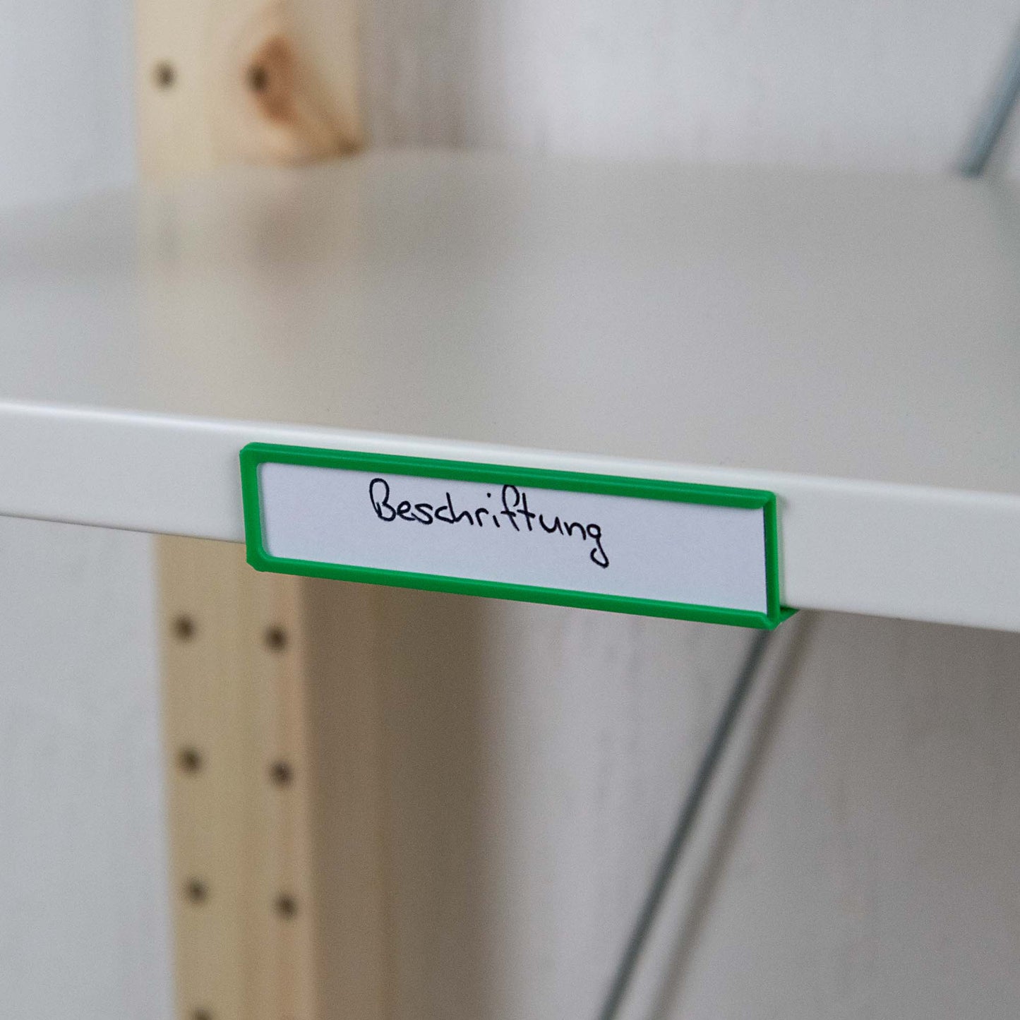 IKEA IVAR Etikettenrahmen zum Klemmen, Beschriftungshalter für Stahlböden | Ordnung & Übersicht im Regal